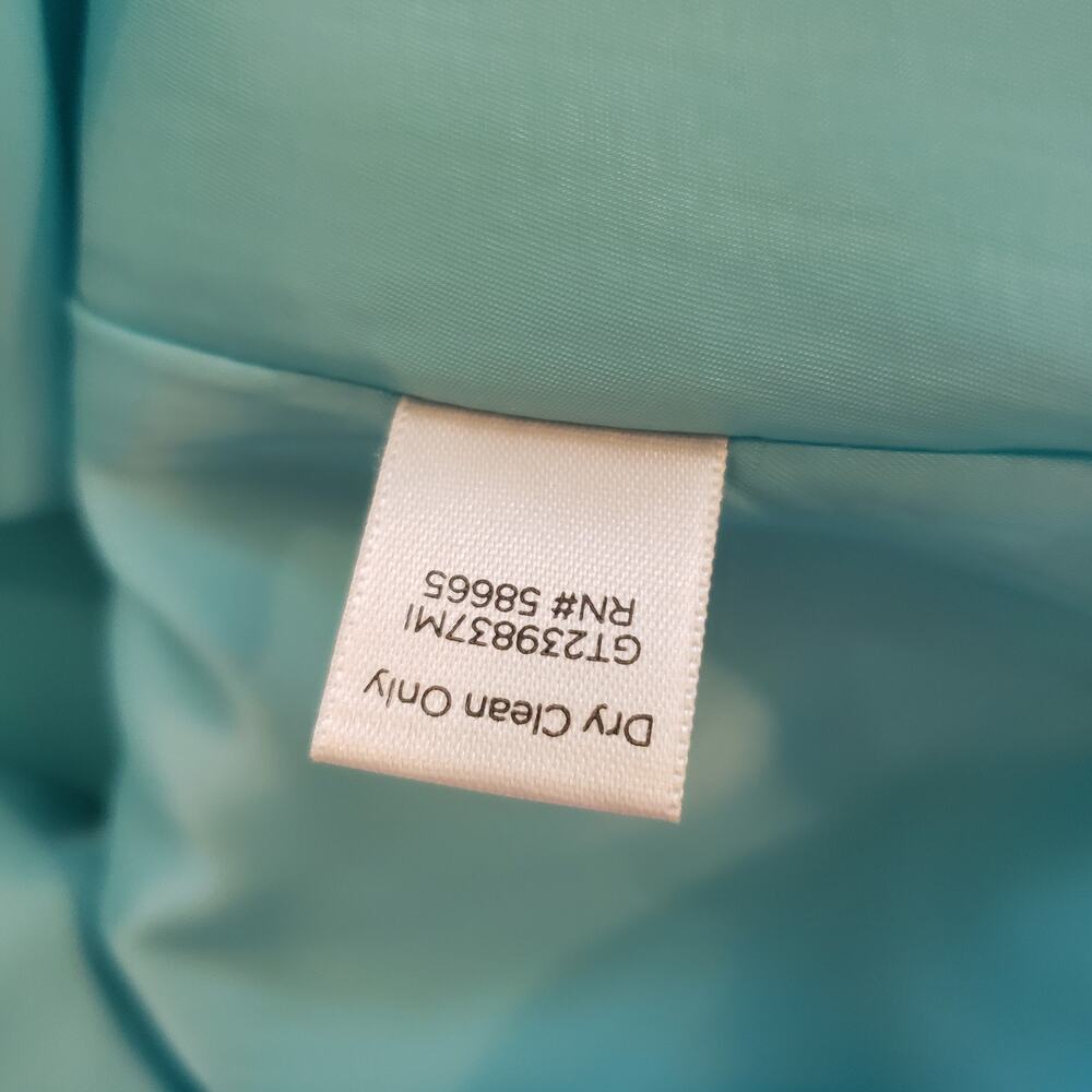 Glint Cotton & Silk Tank Dress Simple Cocktail Baby Blue Size 10 - Picture 8 of 8